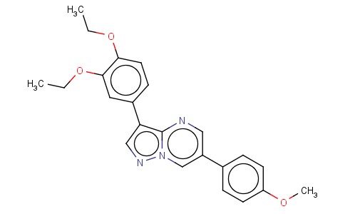 3-(3,4-DIETHOXY-PHENYL)-6-(4-METHOXY-PHENYL)-PYRAZOLO[1,5-A]PYRIMIDINE